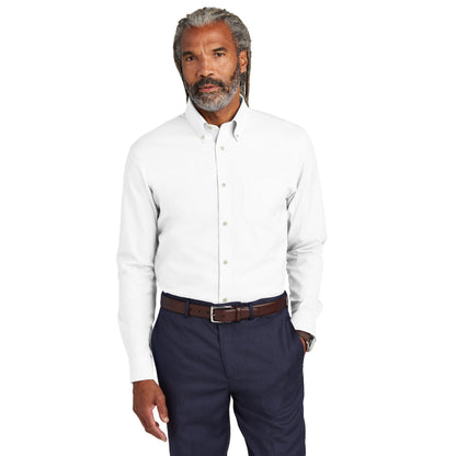 Brooks Brothers-Brooks Brothers® Wrinkle-Free Stretch Pinpoint Shirt BB18000-MedTech-4