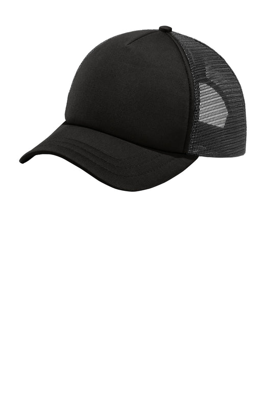 Port Authority- Port Authority ® 5-Panel Twill Foam Trucker Cap. C936-Medtech- 1