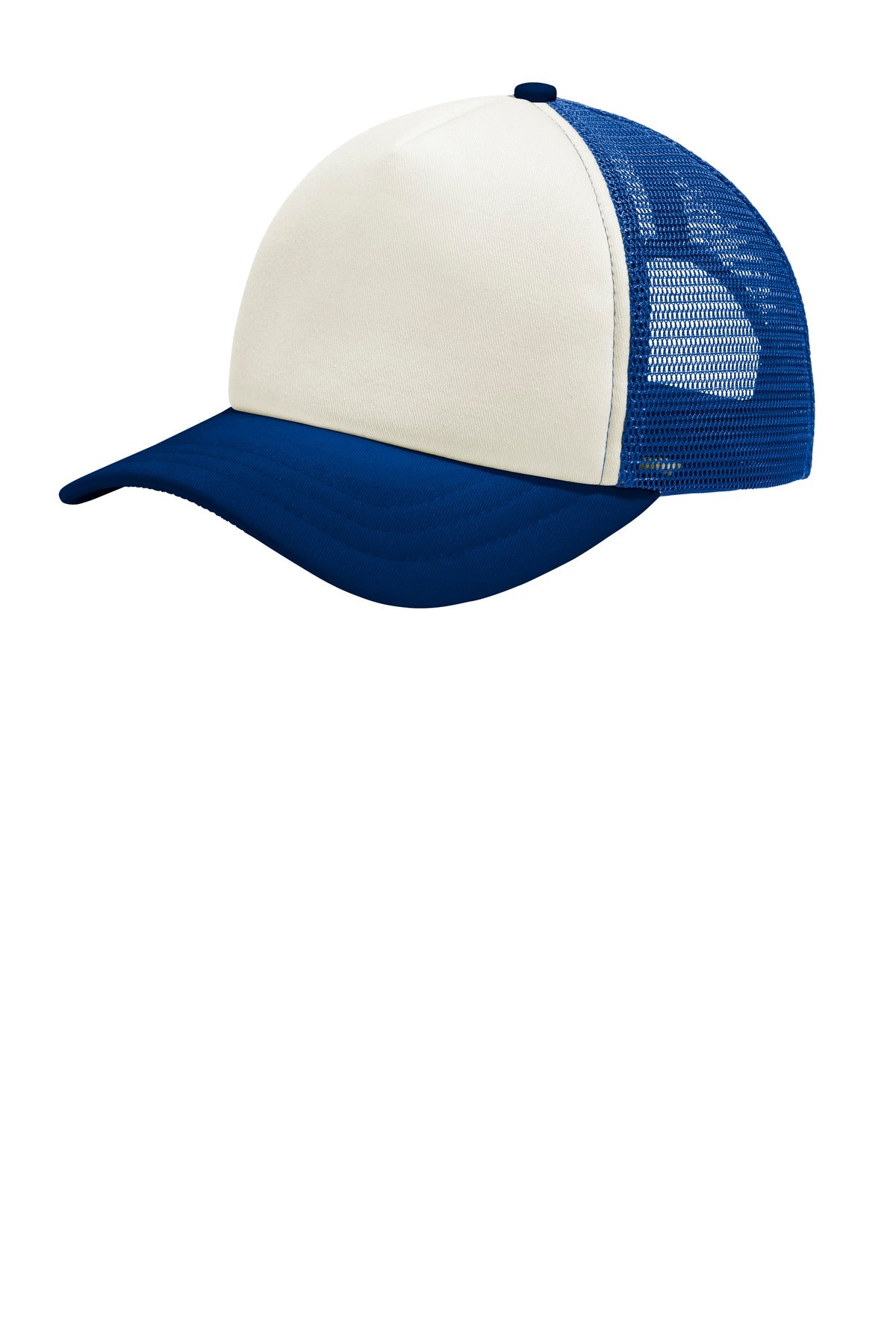 Port Authority- Port Authority ® 5-Panel Twill Foam Trucker Cap. C936-Medtech- 5