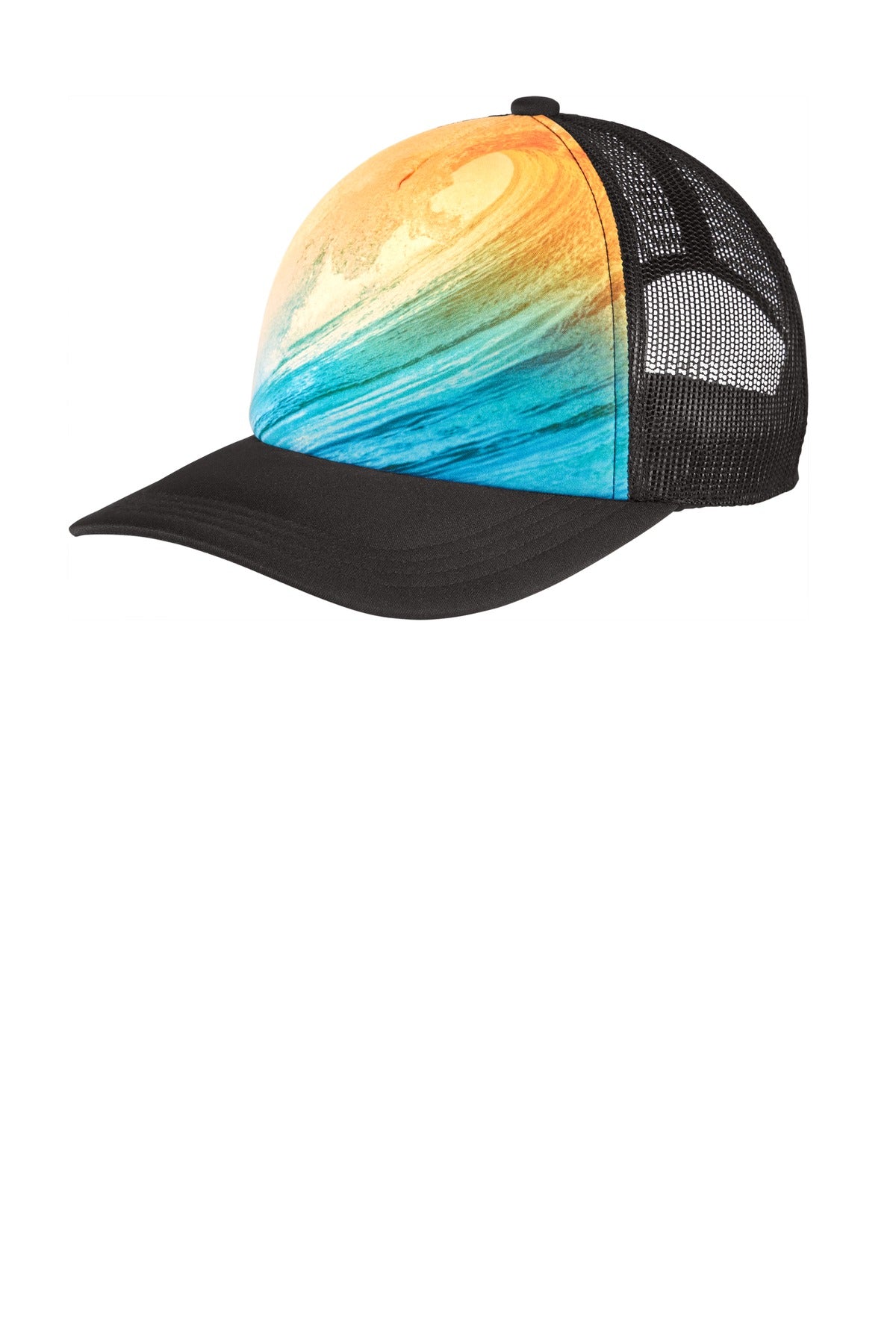 Port Authority- Port Authority ® Photo Real Snapback Trucker Cap C950-Medtech- 5
