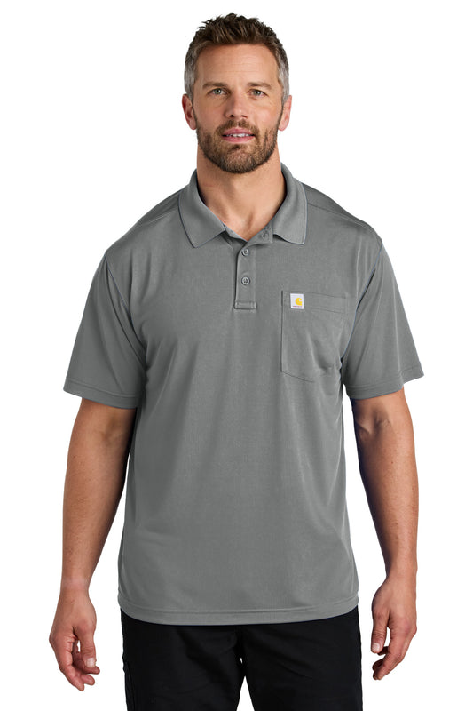 Carhartt- Carhartt Force® Snag-Resistant Pocket Polo CT106880-Medtech- 1
