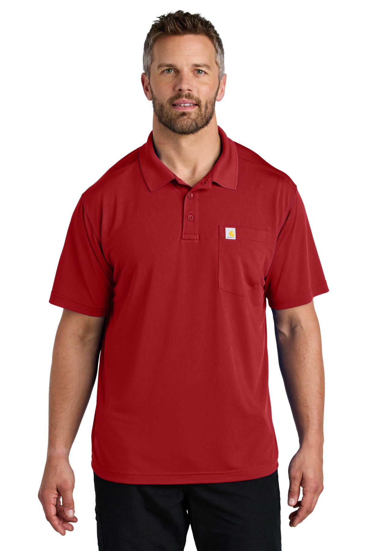 Carhartt- Carhartt Force® Snag-Resistant Pocket Polo CT106880-Medtech- 3
