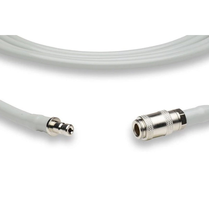 Caretech-Caretech® Physio-Control LIFEPAK 12 / 20 Compatible NIBP Hose, Gray 9ft , New-MedTech-1