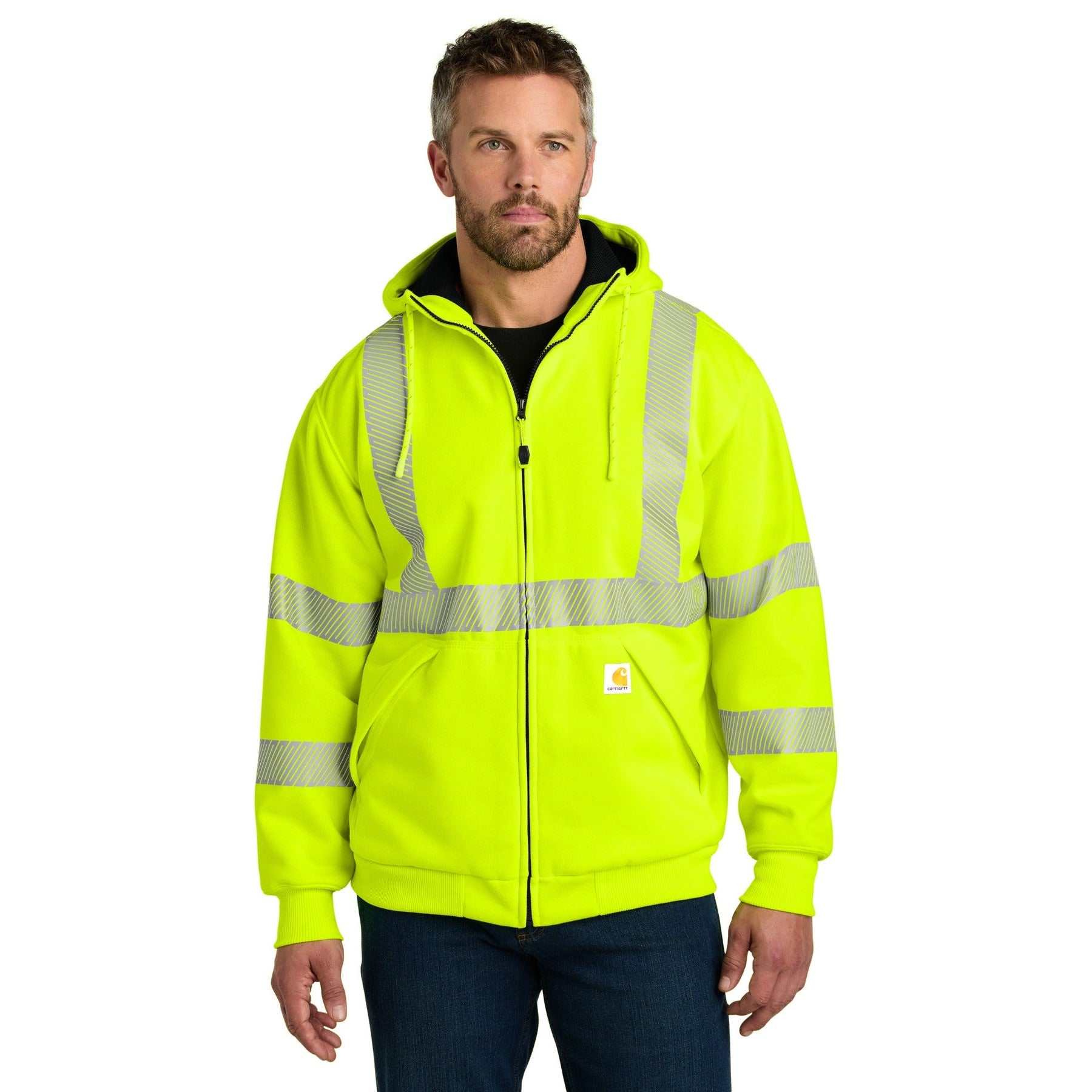 Carhartt-Carhartt® ANSI 107 Class 3 Lined Full-Zip Sweatshirt CT104988-MedTech-1