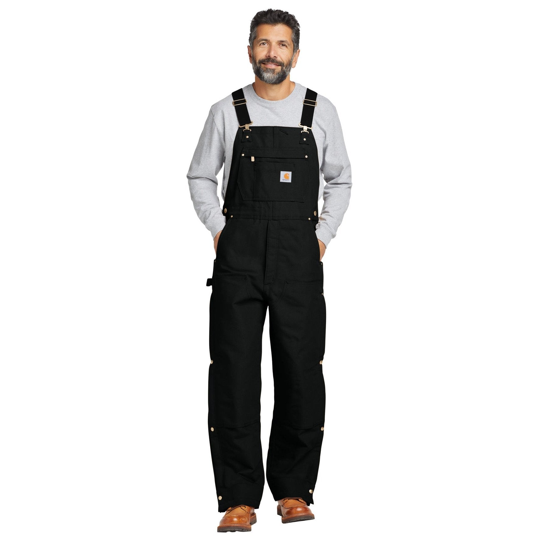 Carhartt-Carhartt® Tall Firm Duck Insulated Bib Overalls CTT106672-MedTech-1