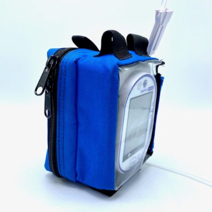 Caretech-Carrying Case, Blue, Eitan Sapphire™ Infusion Pump-MedTech-3