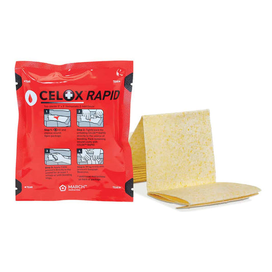 Safeguard Medical-Celox™ RAPID, Z-Folded, 3" x 5'-MedTech-1