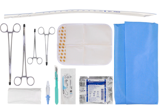 Safeguard Medical- Chest Tube Insertion Kit Pack of 5-Medtech- 1