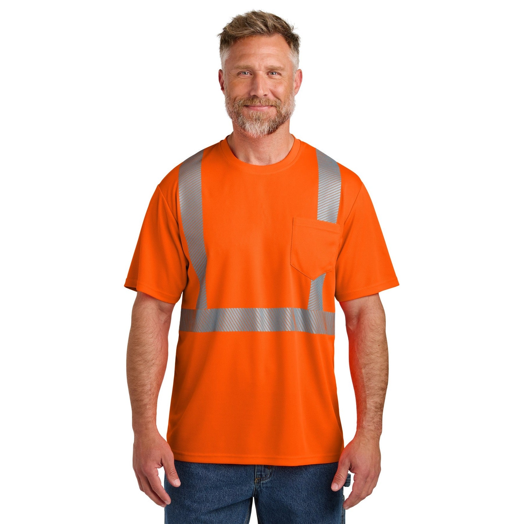CornerStone-CornerStone® ANSI 107 Class 2 Segmented Tape Tee CS204-MedTech-1