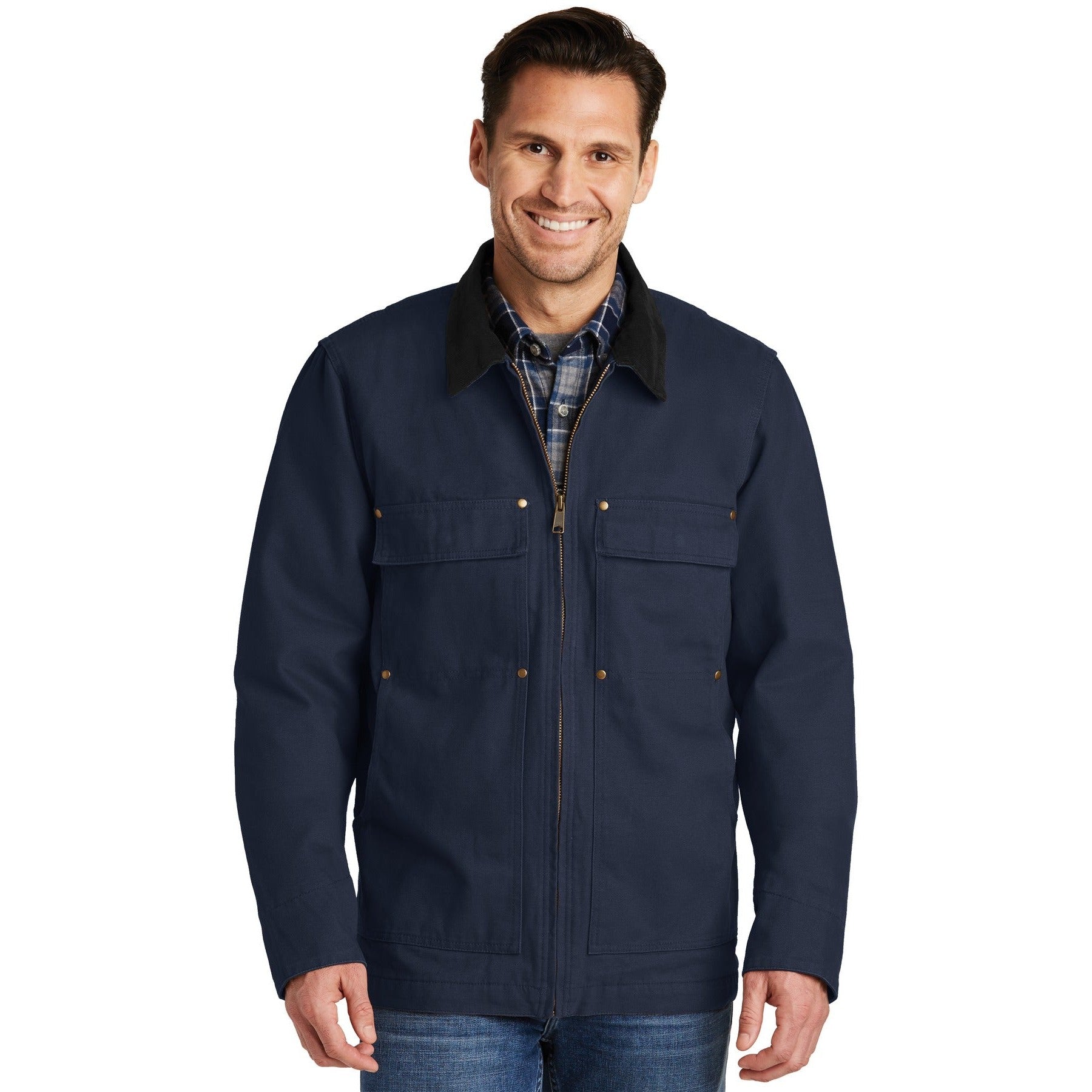 CornerStone-CornerStone® Washed Duck Cloth Chore Coat. CSJ50-MedTech-3