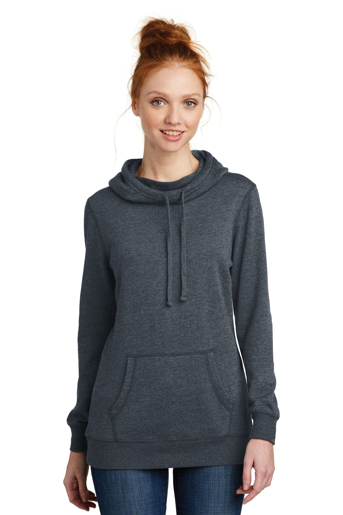 District- District ® Women's Lightweight Fleece Hoodie. DM493-Medtech- 3