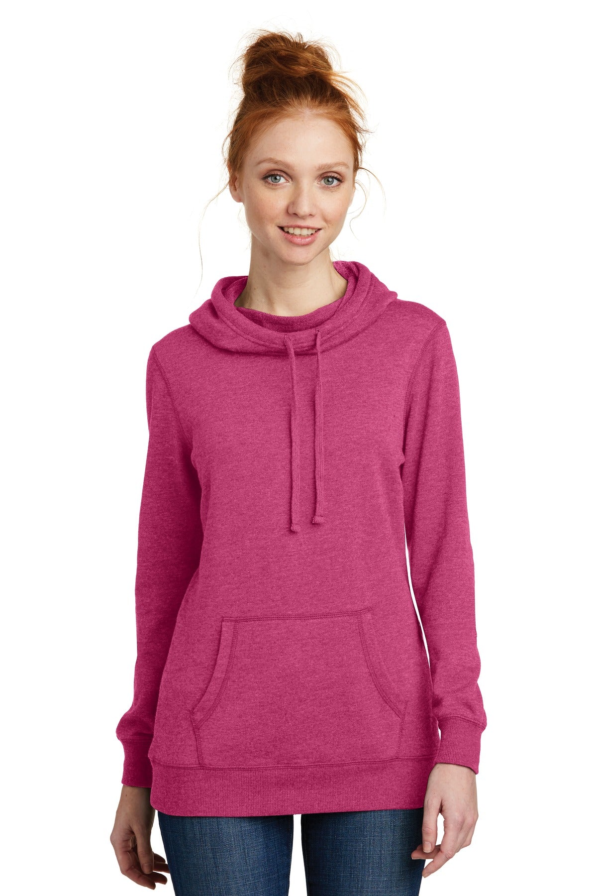 District- District ® Women's Lightweight Fleece Hoodie. DM493-Medtech- 4