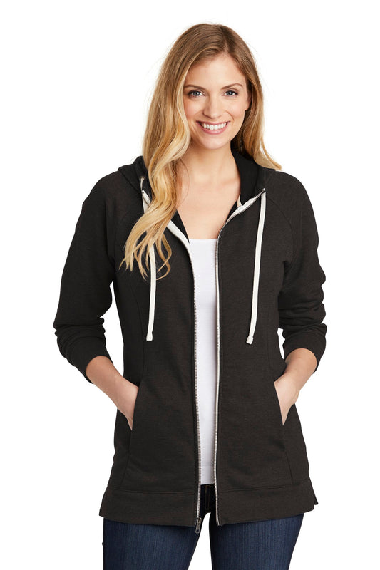 District- District ® Women's Perfect Tri ® French Terry Full-Zip Hoodie. DT456-Medtech- 1
