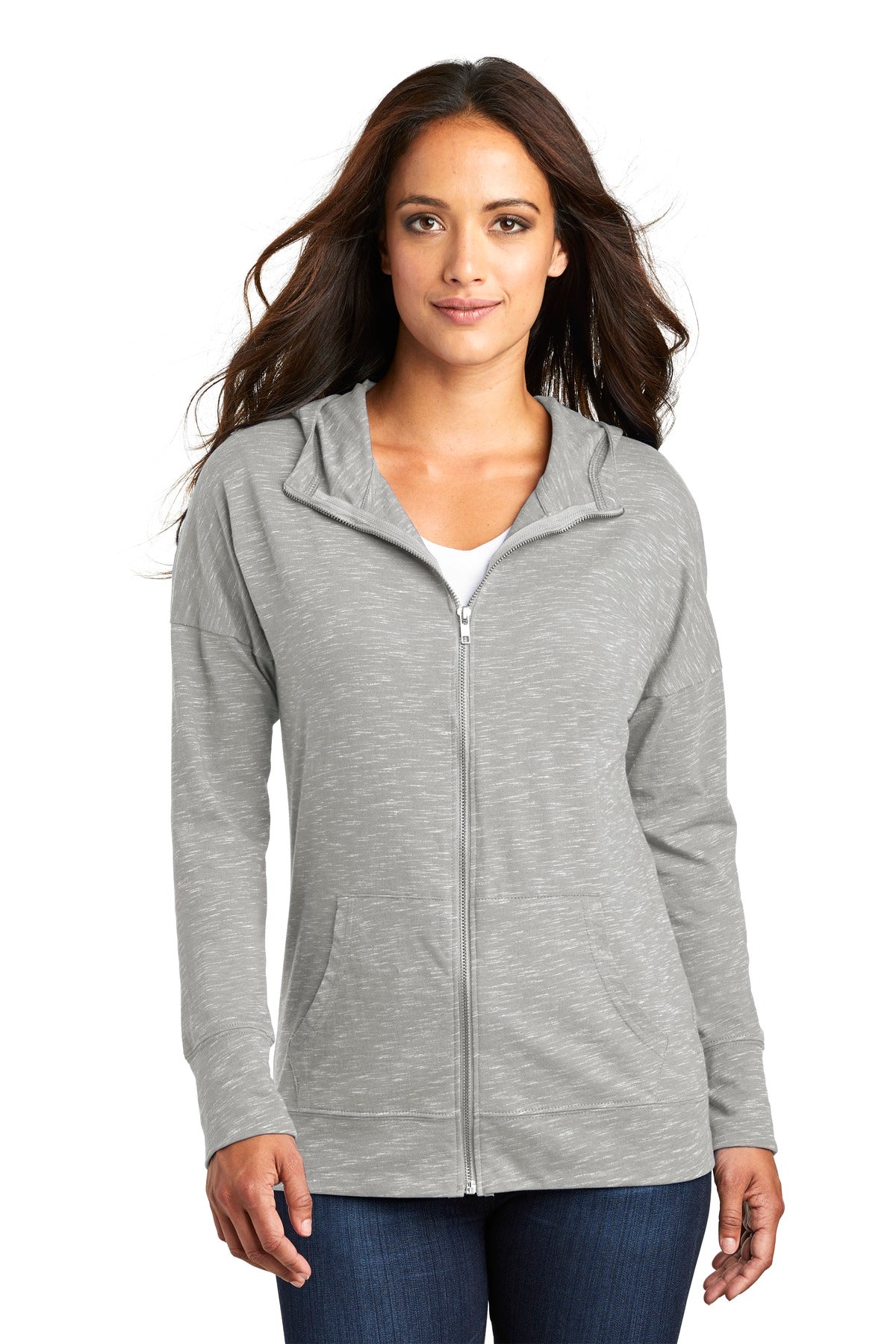 District- District ® Women's Medal Full-Zip Hoodie. DT665-Medtech- 3