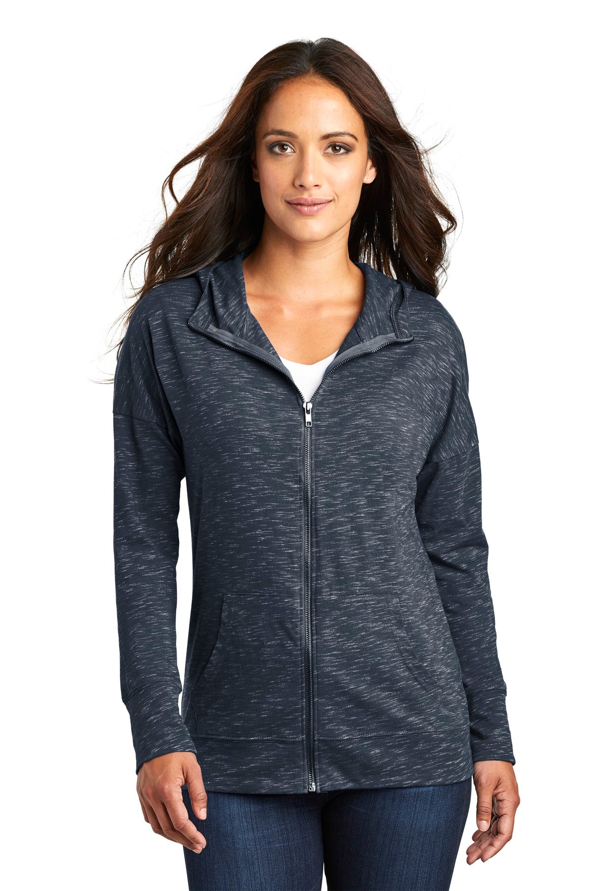 District- District ® Women's Medal Full-Zip Hoodie. DT665-Medtech- 4