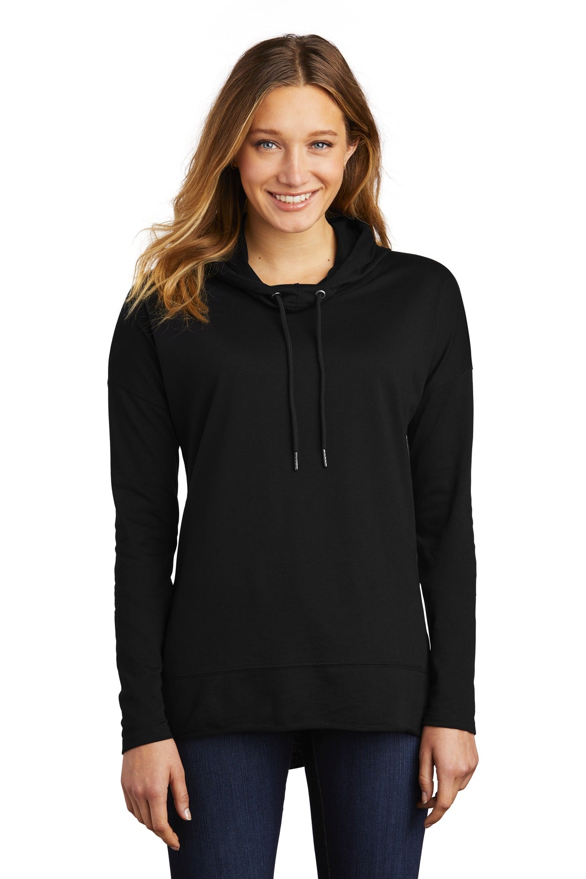 District- District ® Women's Featherweight French Terry ™ Hoodie DT671-Medtech- 1
