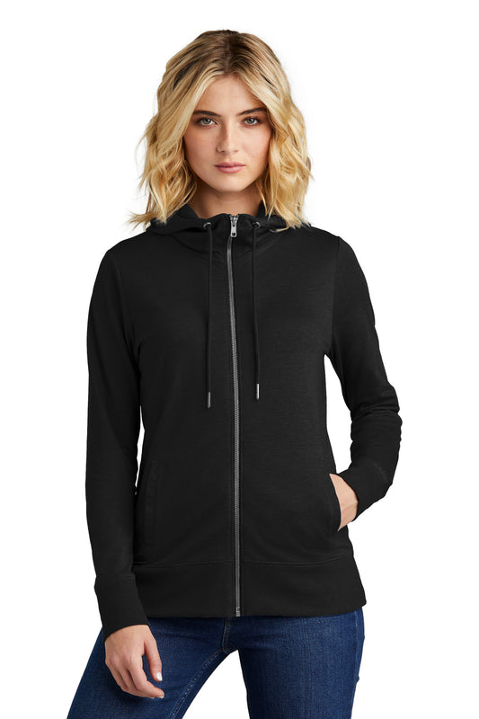 District- District® Women's Featherweight French Terry™ Full-Zip Hoodie DT673-Medtech- 1