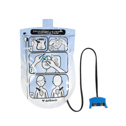  Defibtech-Defibtech Lifeline™, Lifeline™ AUTO AED Pediatric Electrode Pads 1 pair-MedTech-1