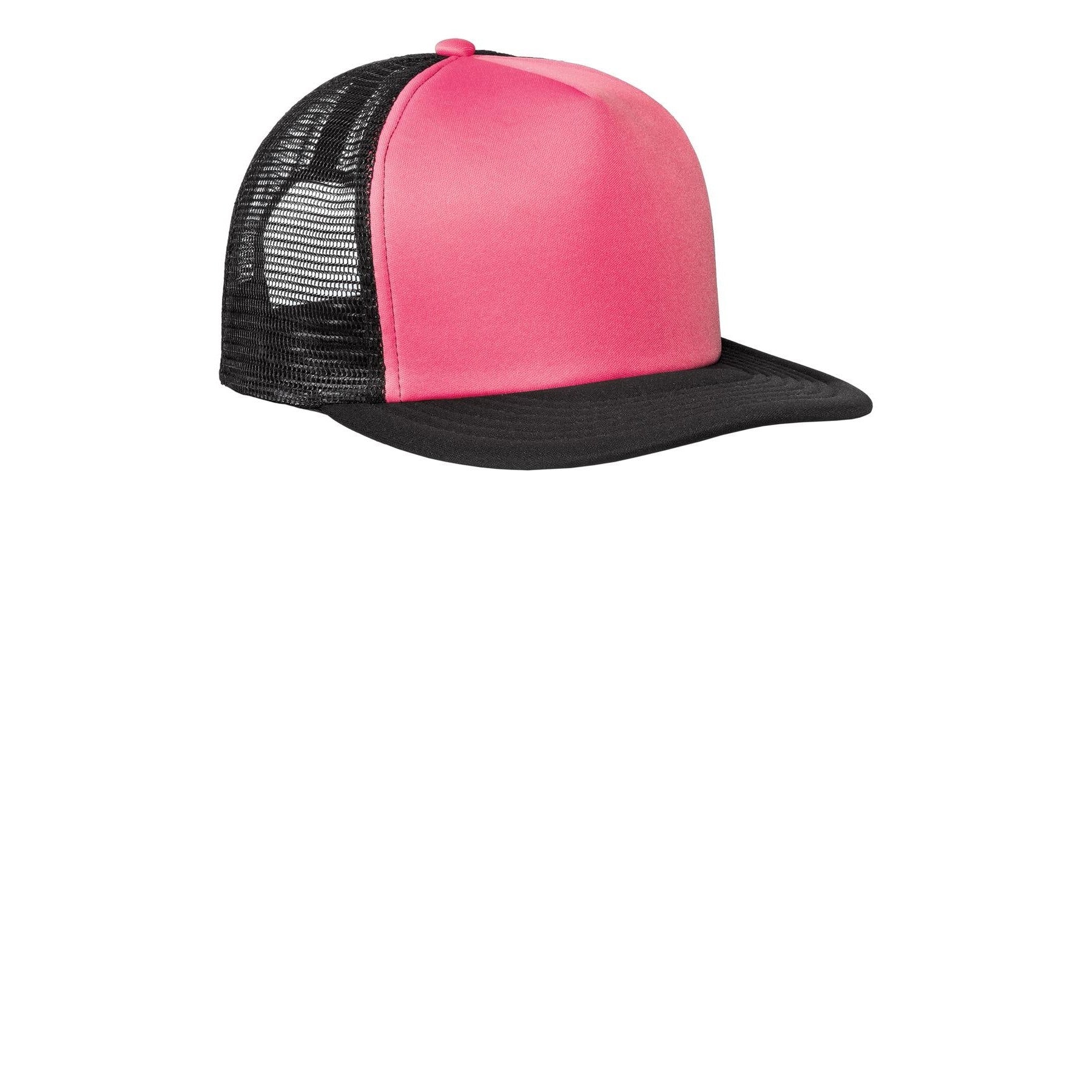 District-District® Flat Bill Snapback Trucker Cap. DT624-MedTech-4