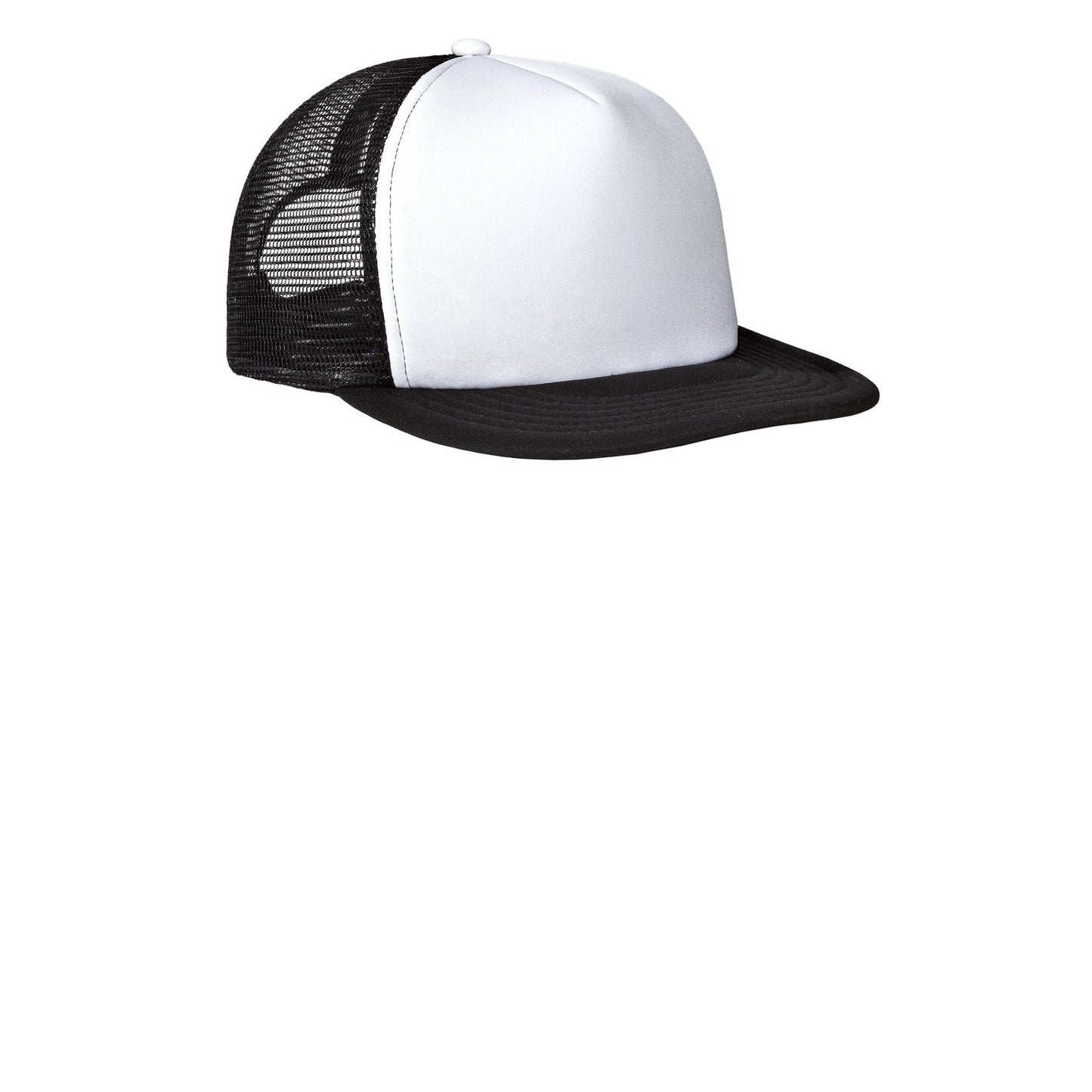 District-District® Flat Bill Snapback Trucker Cap. DT624-MedTech-9