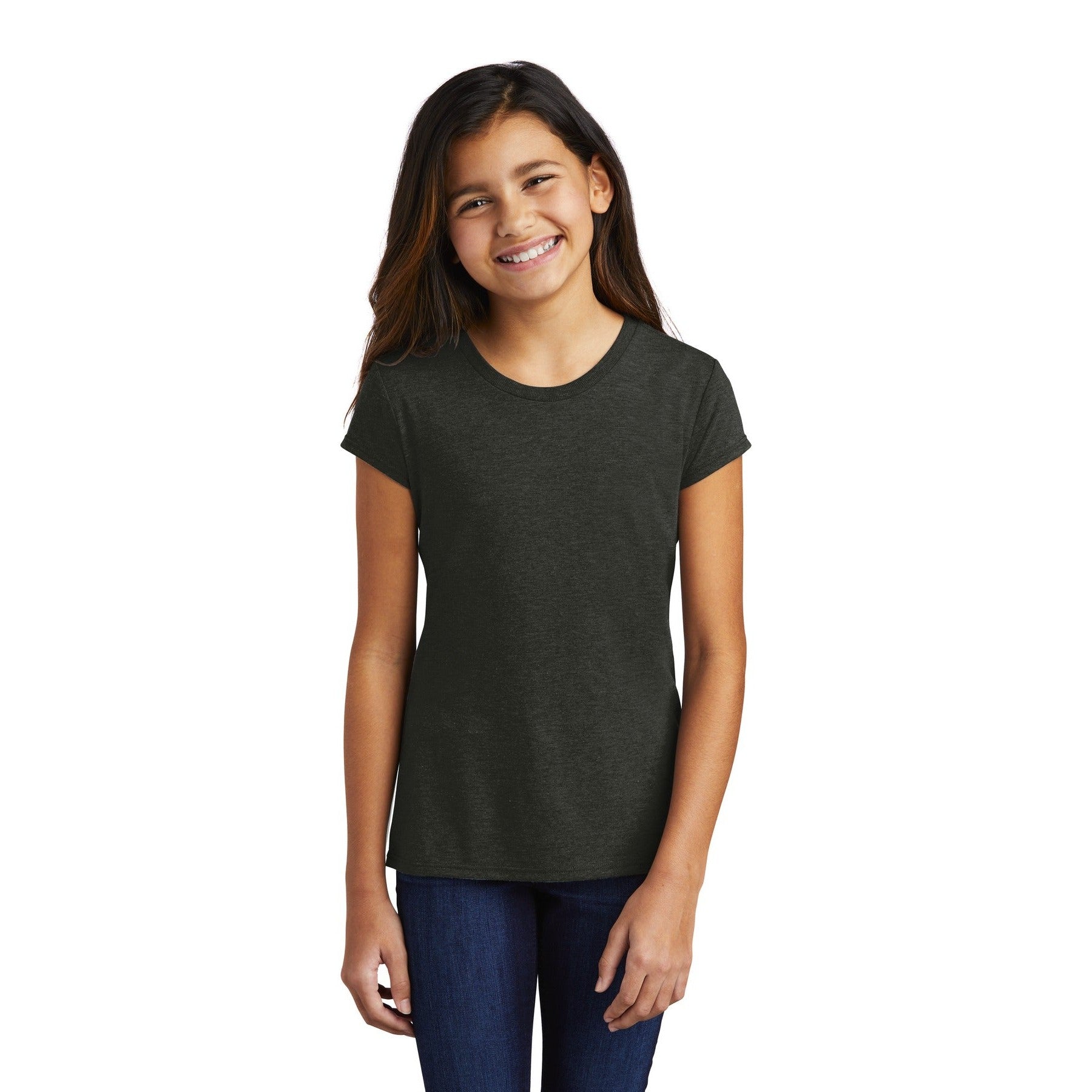 District-District ® Girls Perfect Tri ® Tee DT130YG-MedTech-1