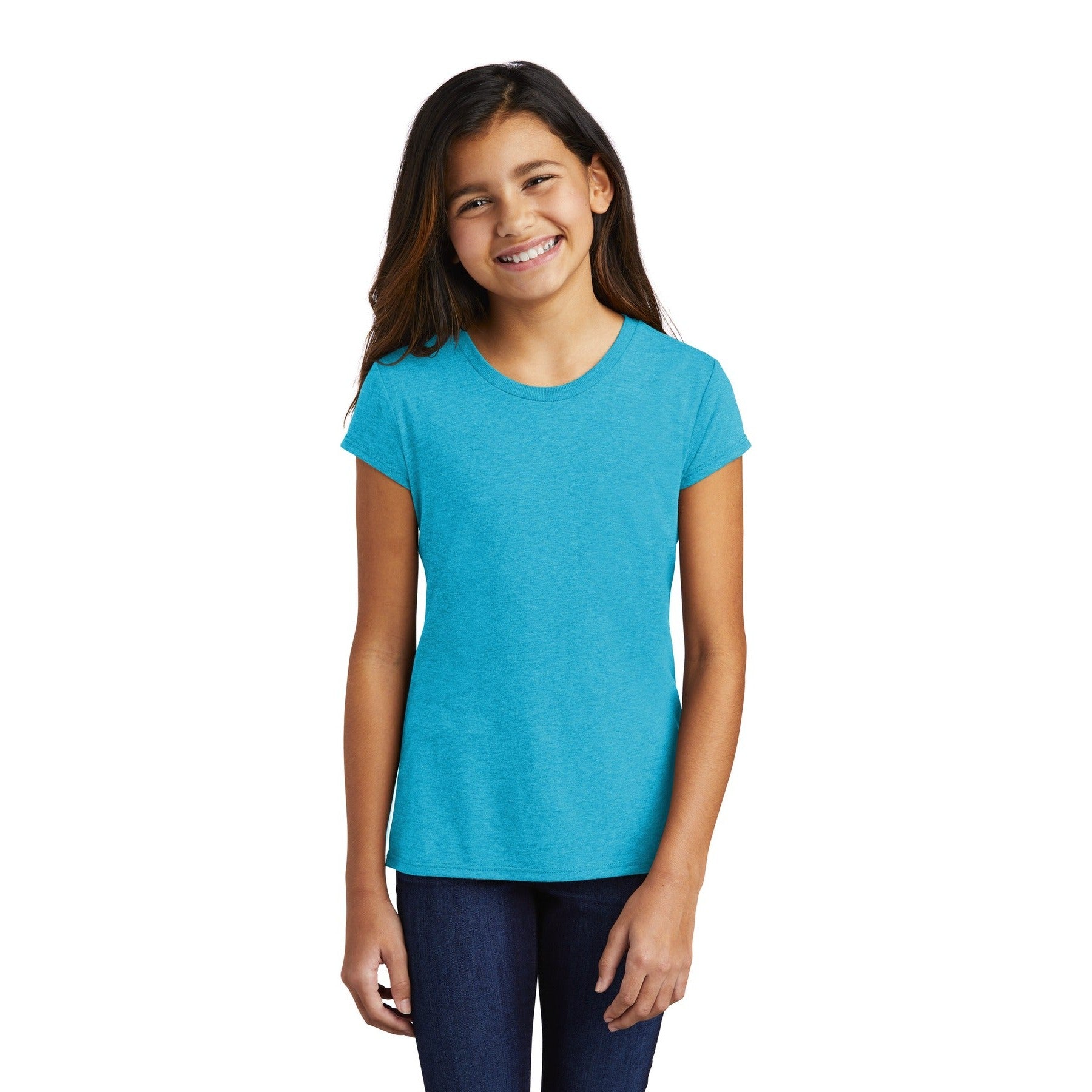 District-District ® Girls Perfect Tri ® Tee DT130YG-MedTech-4