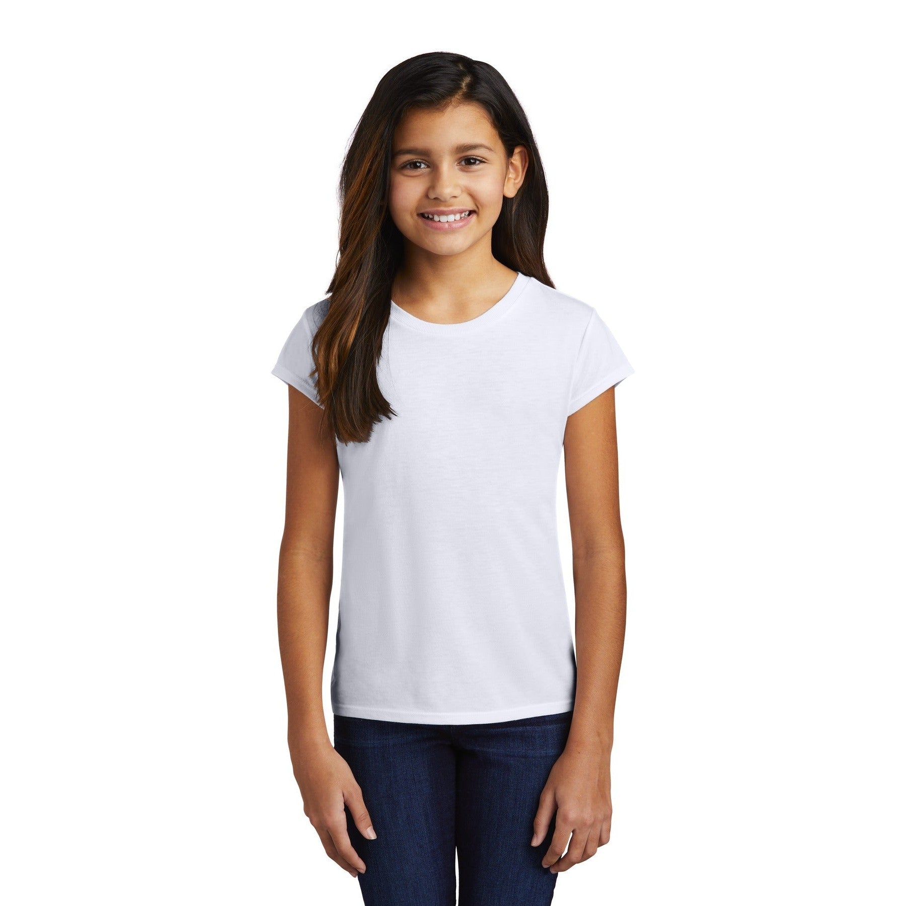 District-District ® Girls Perfect Tri ® Tee DT130YG-MedTech-5