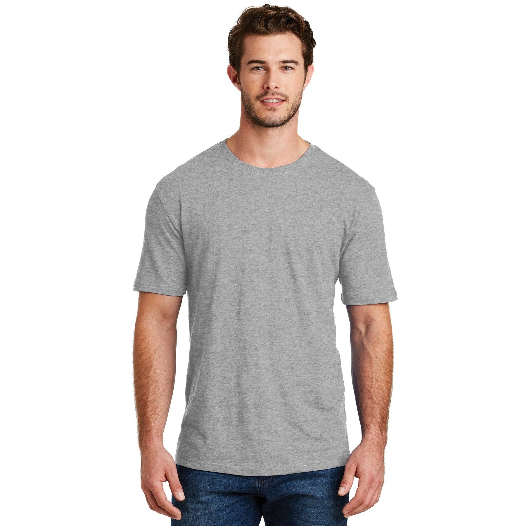 District-District® Perfect Blend® CVC Tee. DM108 1/2-MedTech-29