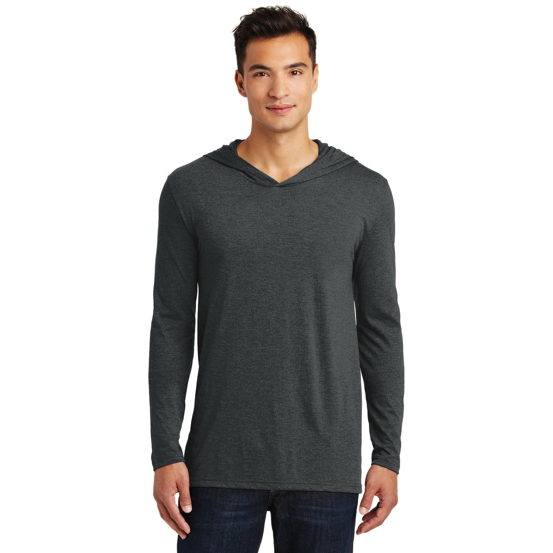 District-District® Perfect Tri® Long Sleeve Hoodie. DM139-MedTech-2