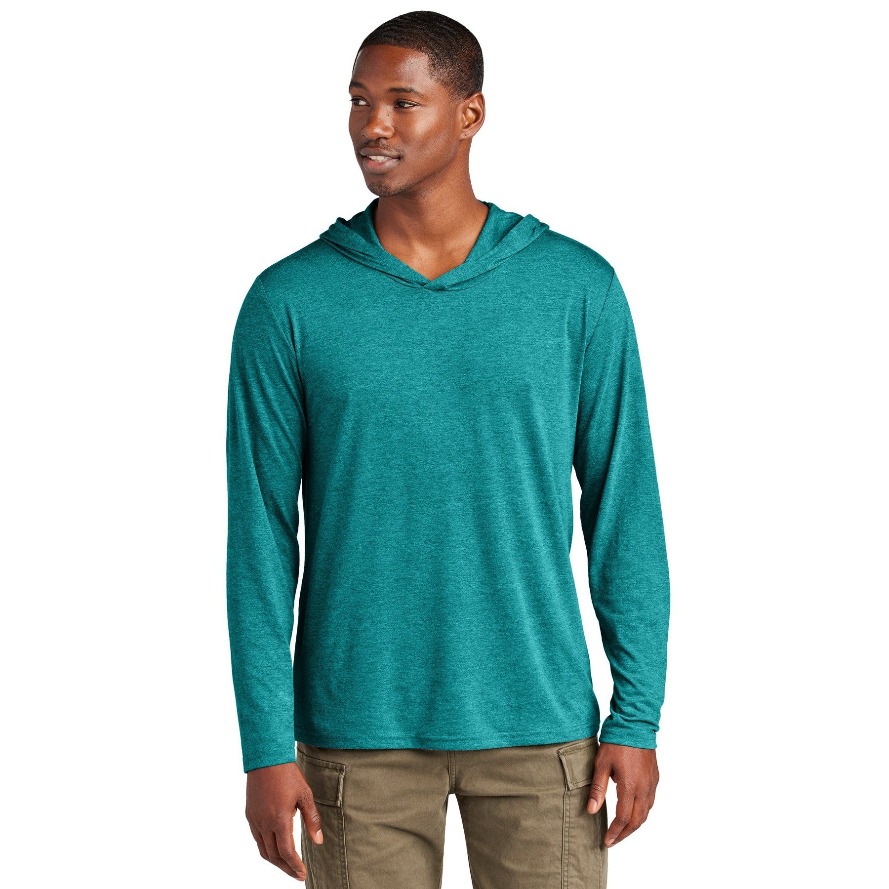 District-District® Perfect Tri® Long Sleeve Hoodie. DM139-MedTech-6
