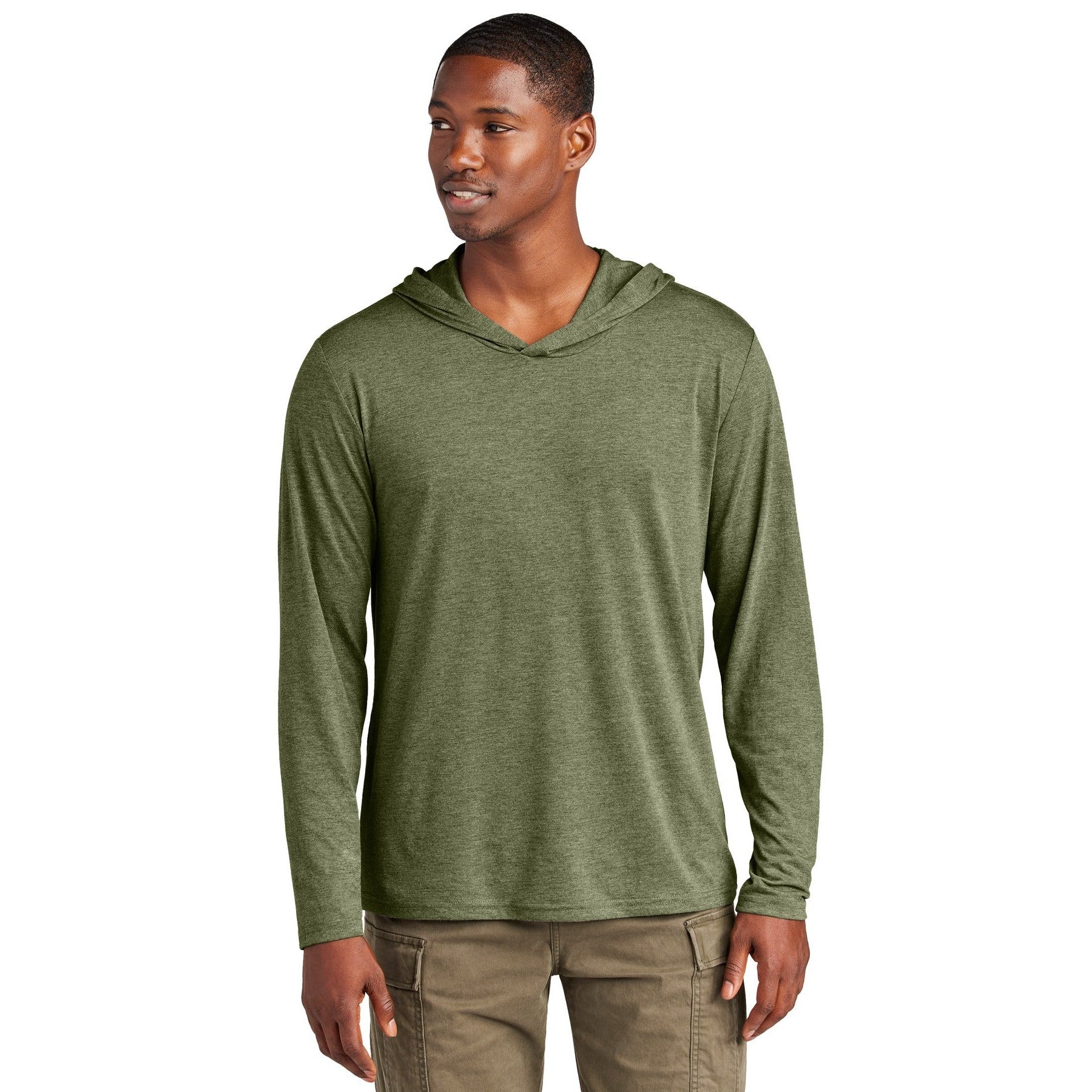 District-District® Perfect Tri® Long Sleeve Hoodie. DM139-MedTech-7