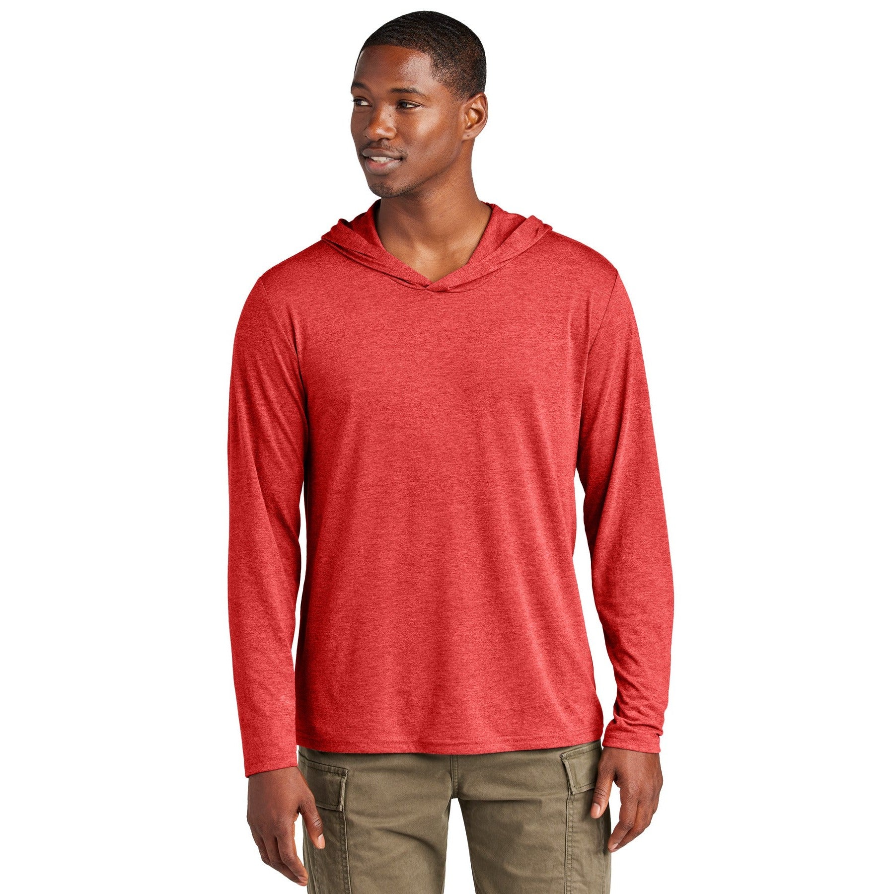 District-District® Perfect Tri® Long Sleeve Hoodie. DM139-MedTech-9