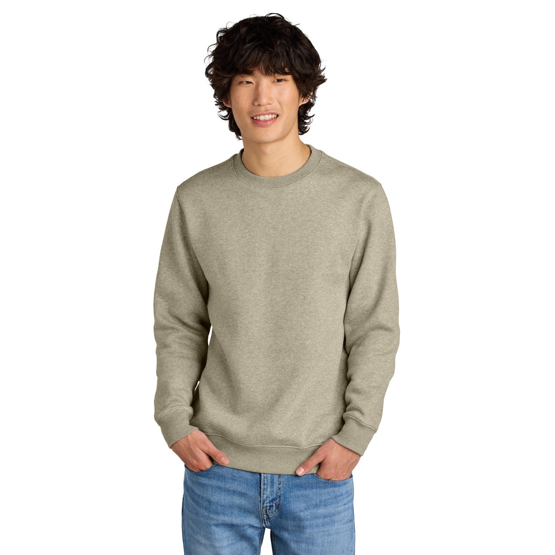 District-District® Perfect Weight® Fleece Crew DT1106-MedTech-3