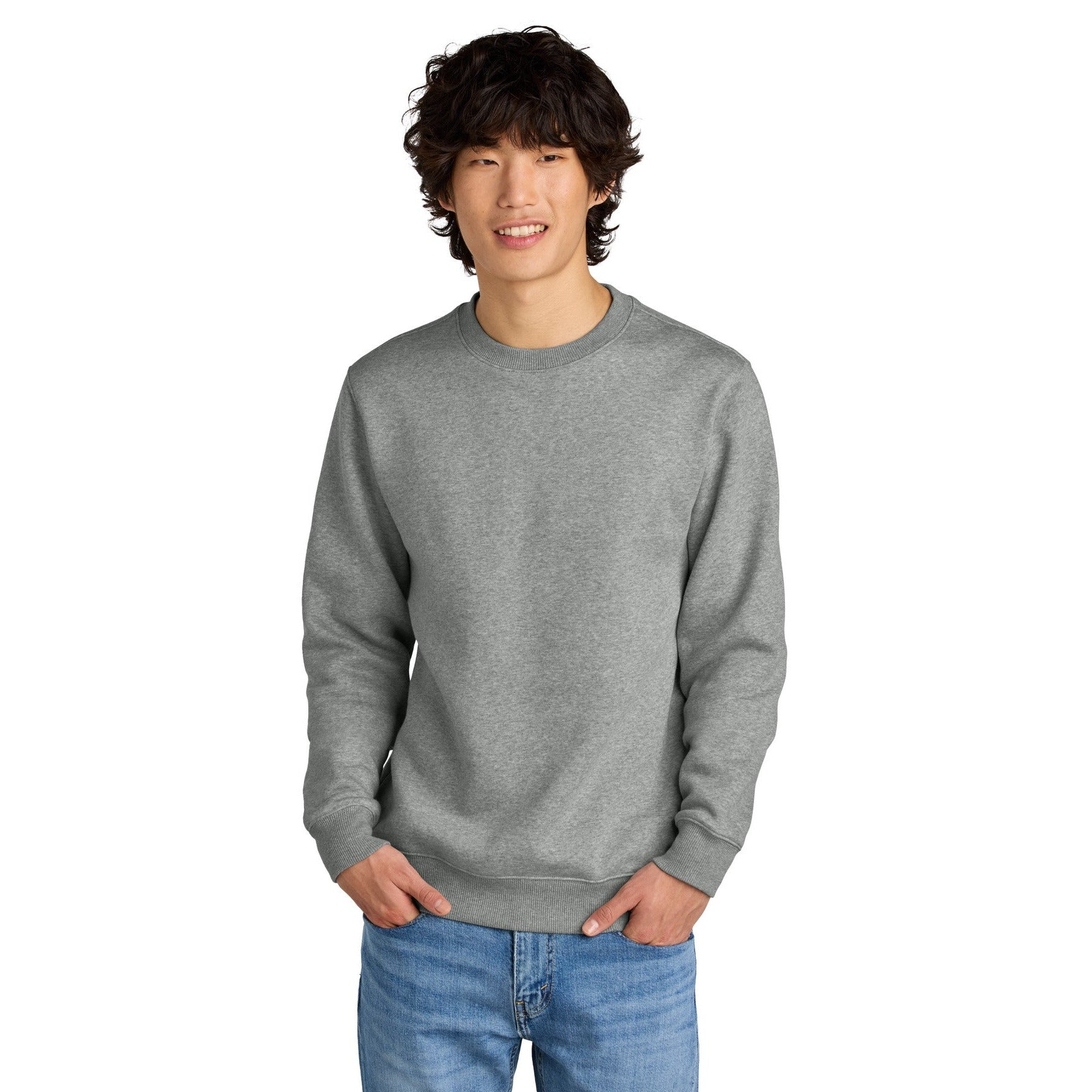 District-District® Perfect Weight® Fleece Crew DT1106-MedTech-4