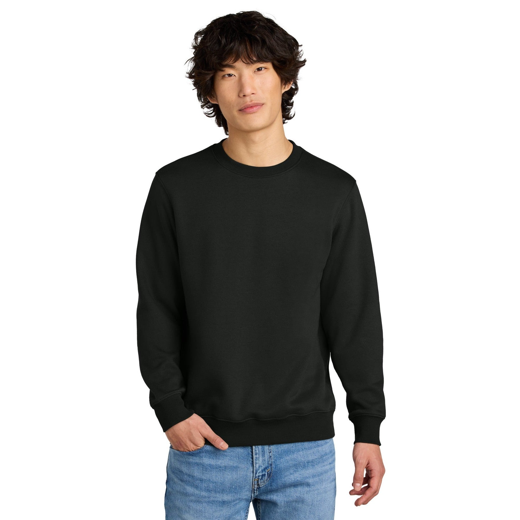 District-District® Perfect Weight® Fleece Crew DT1106-MedTech-5