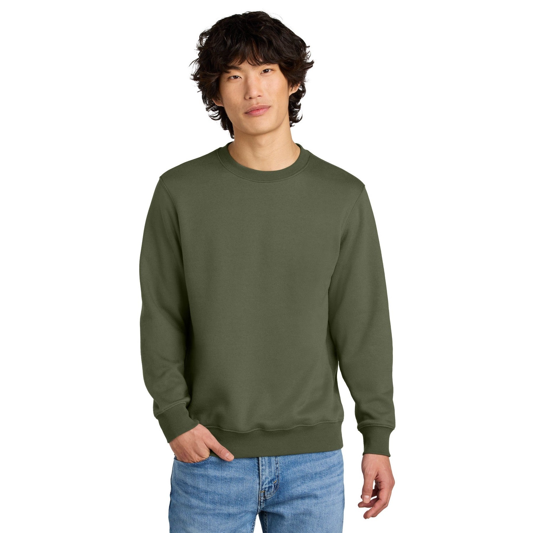 District-District® Perfect Weight® Fleece Crew DT1106-MedTech-6