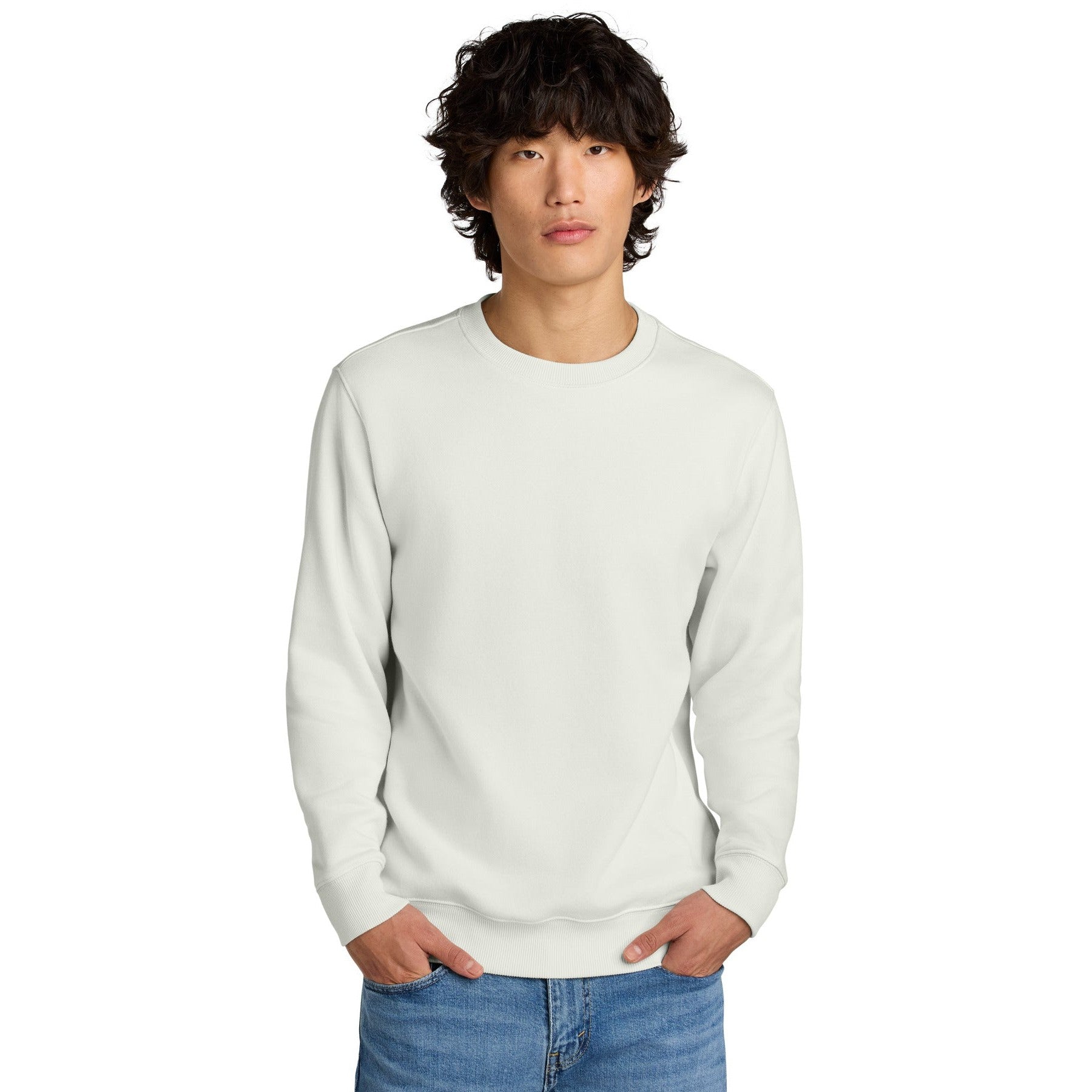 District-District® Perfect Weight® Fleece Crew DT1106-MedTech-8
