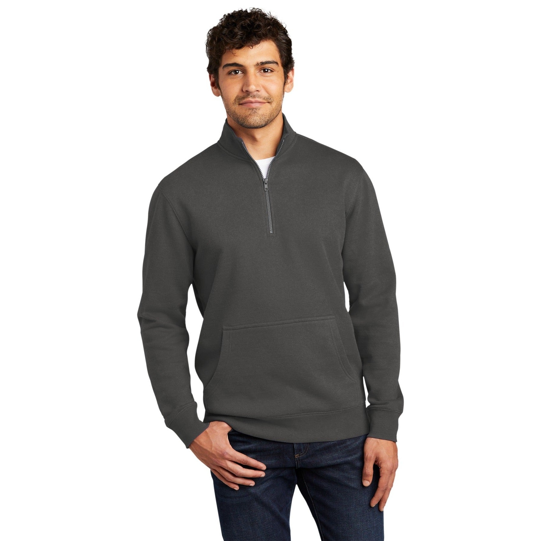 District-District® V.I.T.™Fleece 1/4-Zip DT6106-MedTech-2