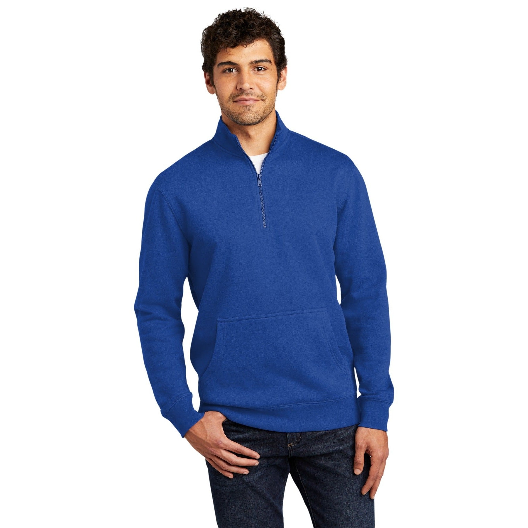 District-District® V.I.T.™Fleece 1/4-Zip DT6106-MedTech-3