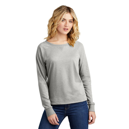 District-District® Women's Featherweight French Terry™ Long Sleeve Crewneck DT672-MedTech-4