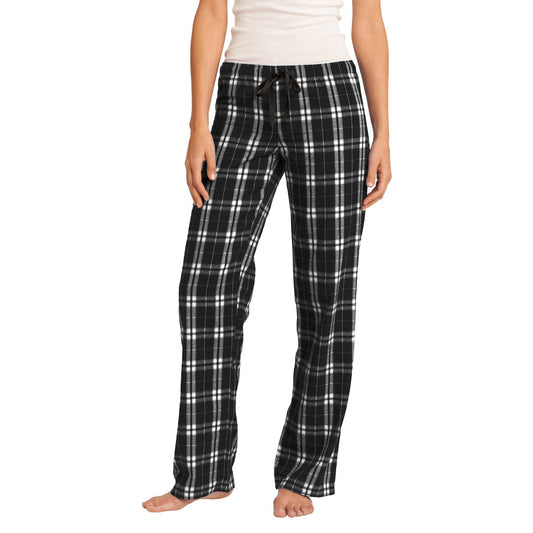 District-District® Women's Flannel Plaid Pant. DT2800-MedTech-1