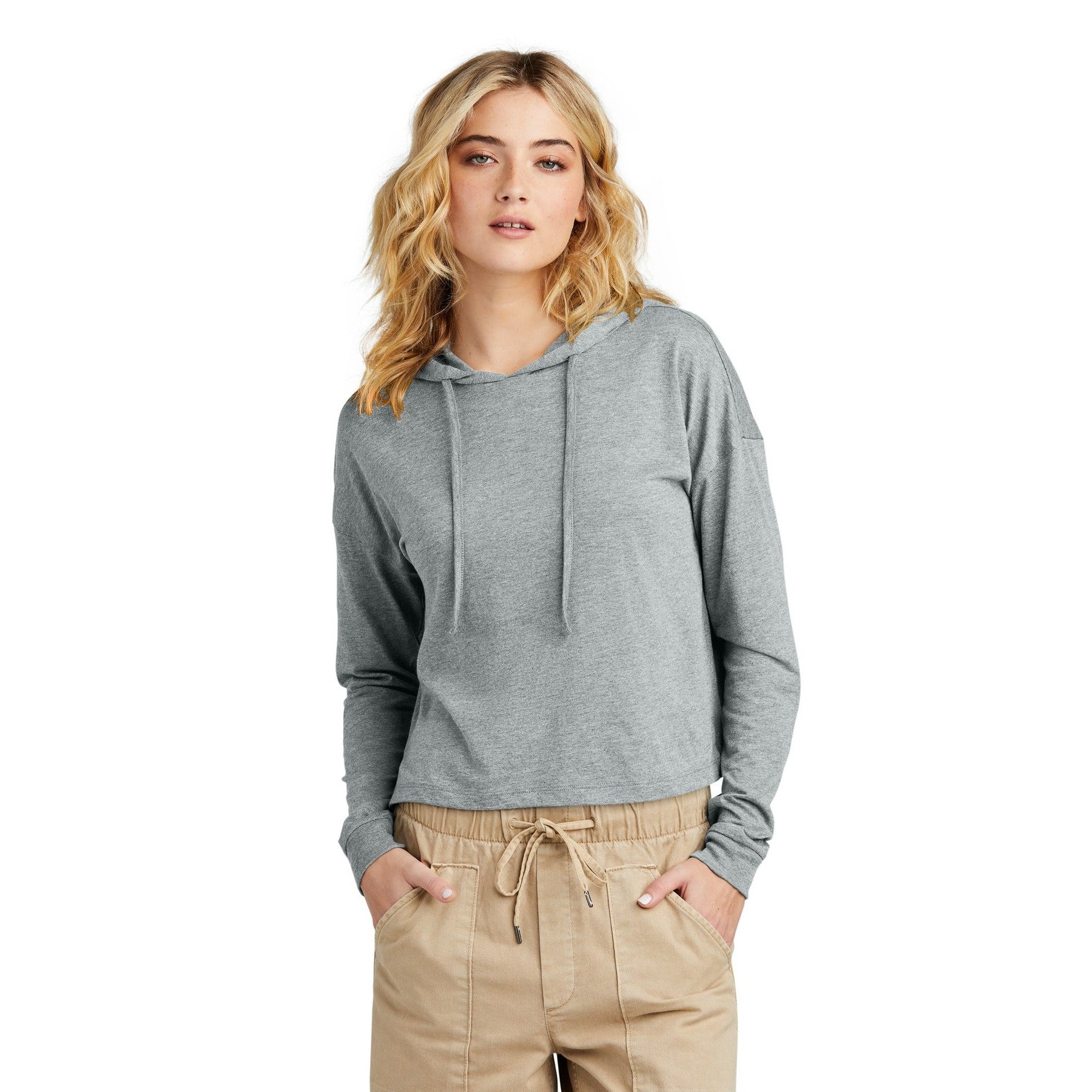 District-District® Women's Perfect Tri® Midi Long Sleeve Hoodie DT1390L-MedTech-4