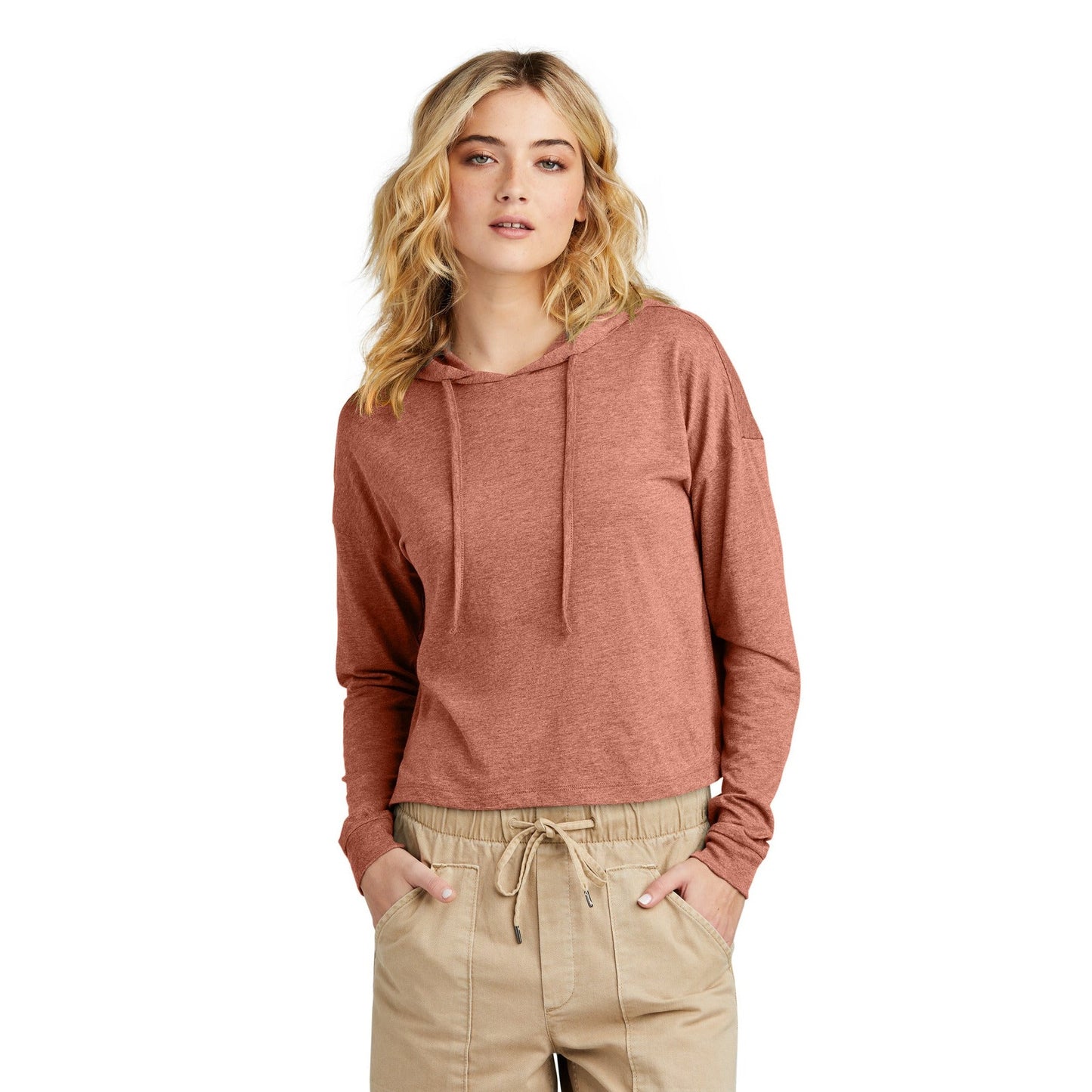 District-District® Women's Perfect Tri® Midi Long Sleeve Hoodie DT1390L-MedTech-3