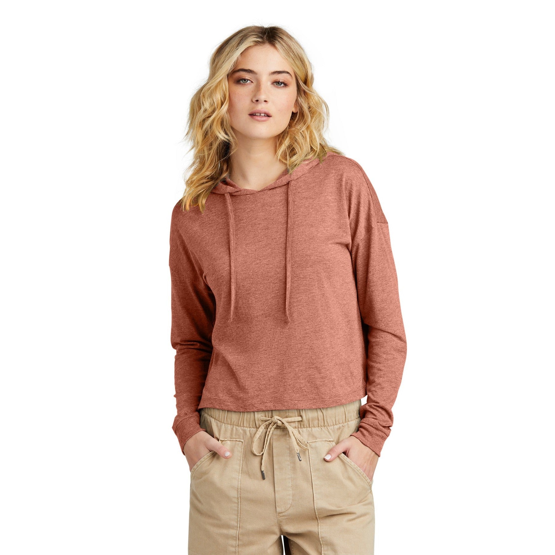 District-District® Women's Perfect Tri® Midi Long Sleeve Hoodie DT1390L-MedTech-3