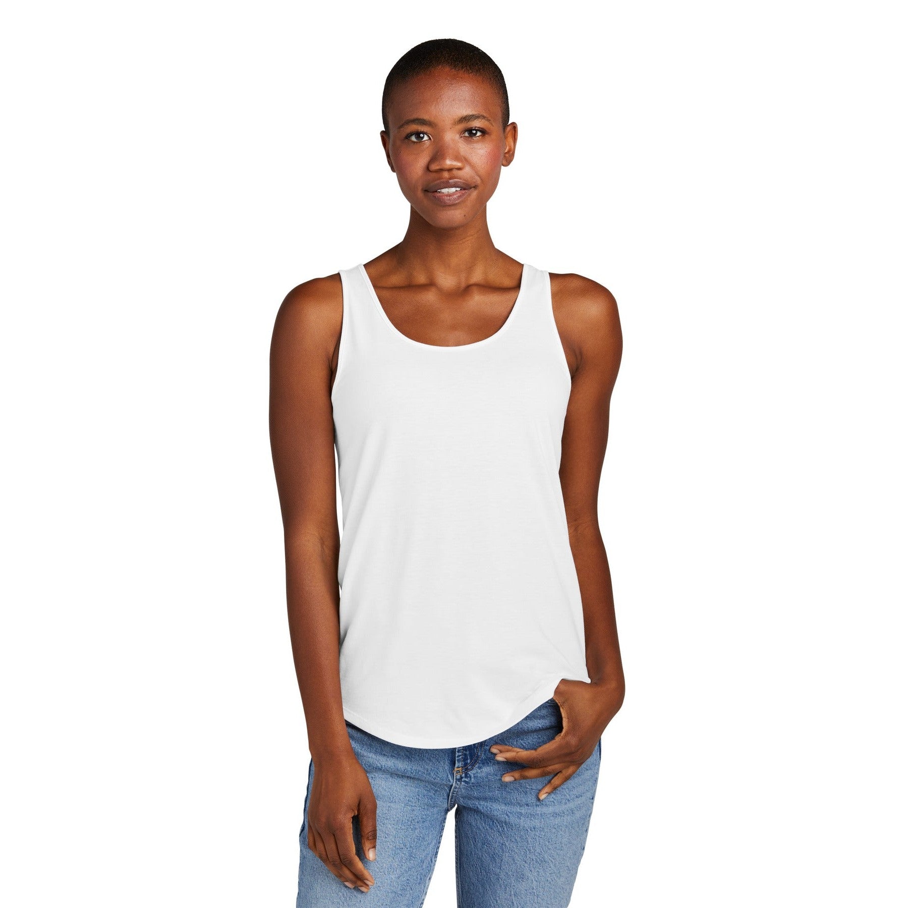 District-District® Women's Perfect Tri® Relaxed Tank DT151-MedTech-10