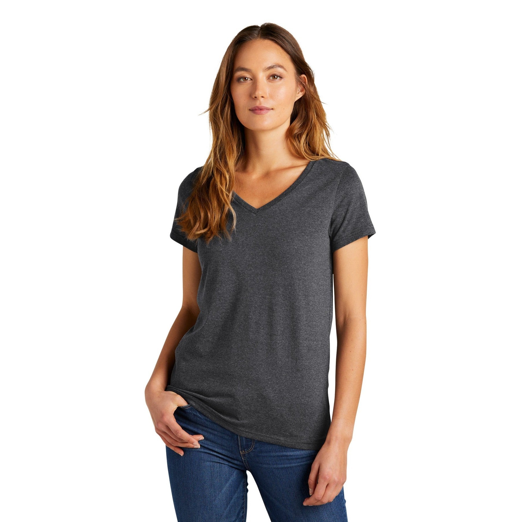 District-District® Women's The Concert Tee® V-Neck DT5002-MedTech-5