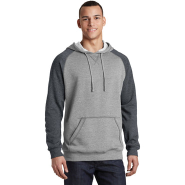 District-District® Young Mens Lightweight Fleece Raglan Hoodie. DT196-MedTech-2