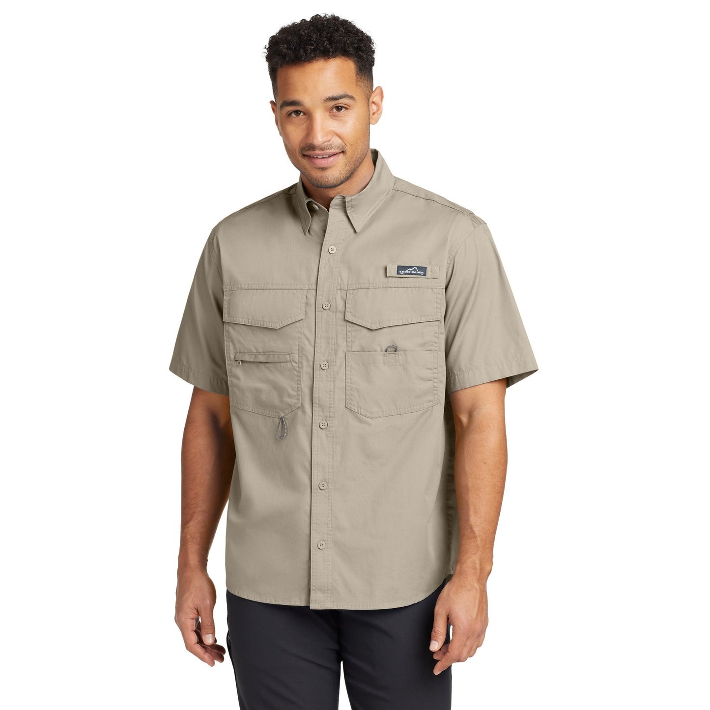 Eddie Bauer-Eddie Bauer® - Short Sleeve Fishing Shirt. EB608-MedTech-2