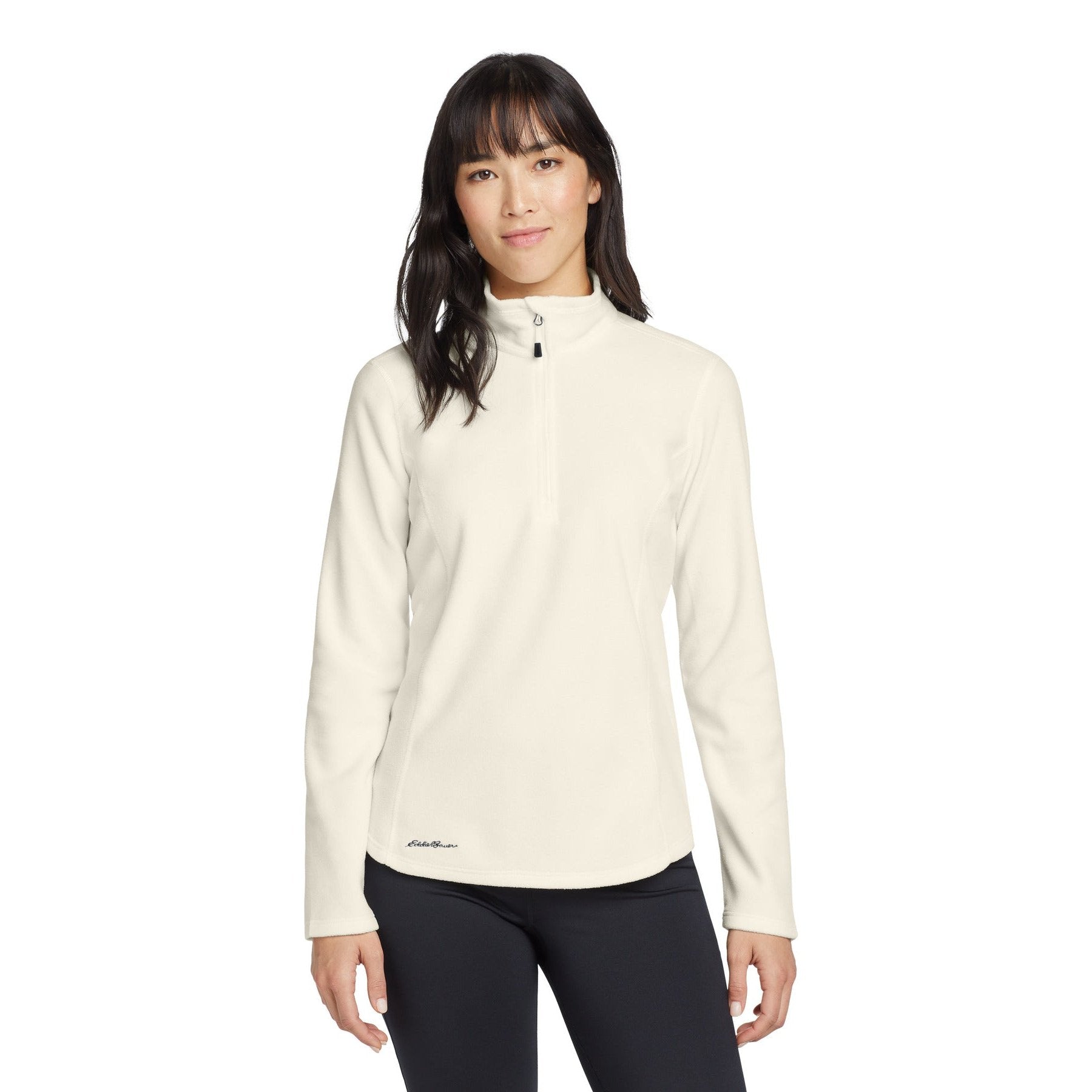 Eddie Bauer-Eddie Bauer® Women's 1/2-Zip Microfleece Jacket EB227-MedTech-3