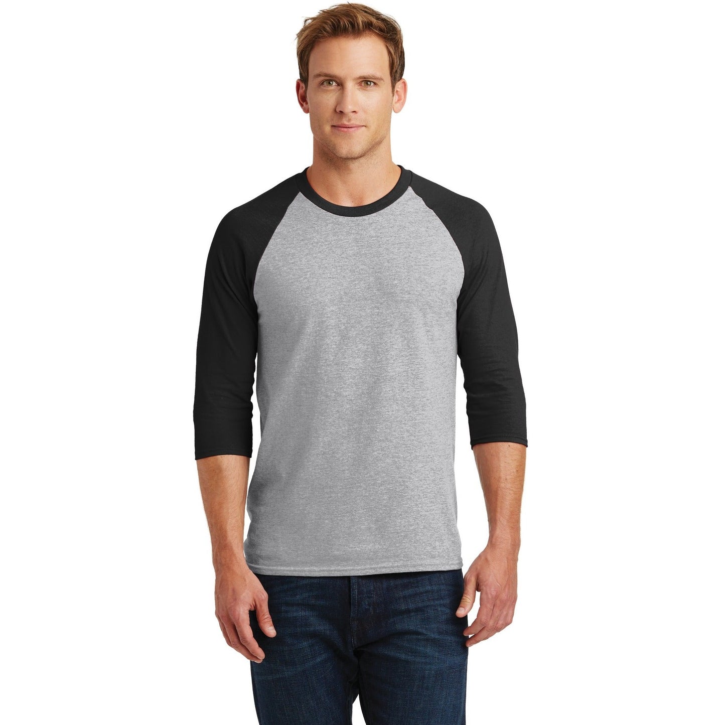 Gildan-Gildan® Heavy Cotton&#8482; 3/4-Sleeve Raglan T-Shirt. 5700-MedTech-1